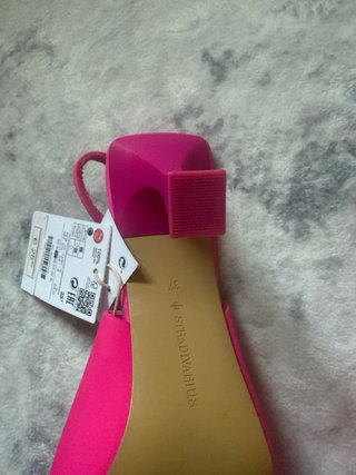 Zapatos de tacón rosa talla 37