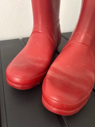 Botas de agua Hunter rojas