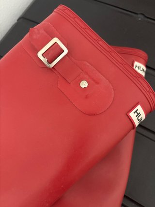 Botas de agua Hunter rojas
