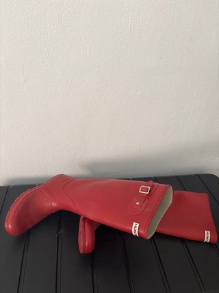 Botas de agua Hunter rojas