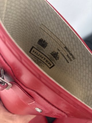 Botas de agua Hunter rojas
