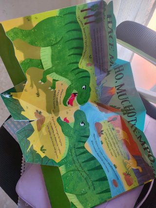 Libro desplegable Dinosaurios