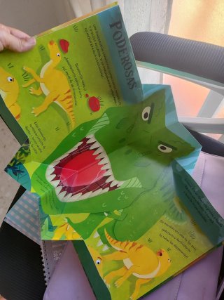Libro desplegable Dinosaurios