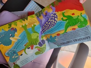 Libro desplegable Dinosaurios