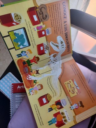 Libro desplegable Dinosaurios