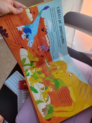Libro desplegable Dinosaurios