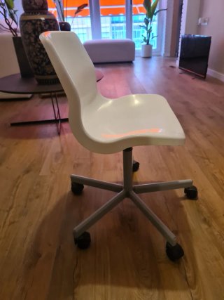 Silla de escritorio Ikea blanca