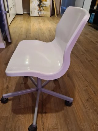 Silla de escritorio Ikea blanca