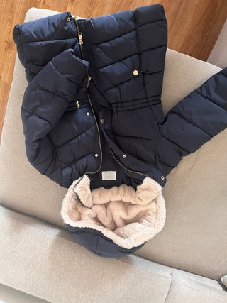 Abrigo niña Zara azul