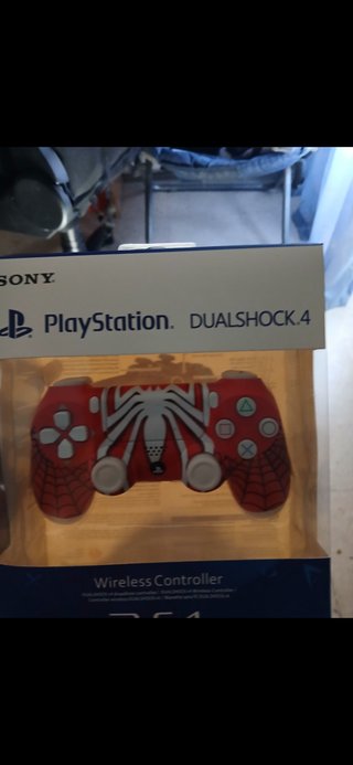 Mando PS4 Dualshock 4 Spider-Man