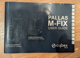 Silla Coche Cybex Pallas M-Fix Negra
