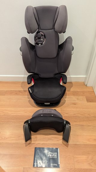 Silla Coche Cybex Pallas M-Fix Negra