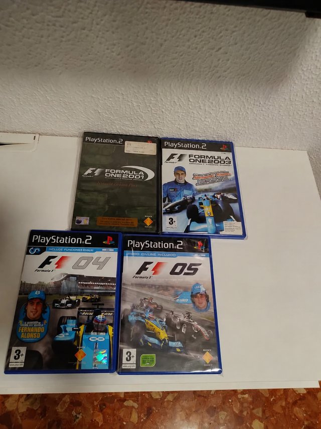 Lote 4 Juegos F1 PlayStation 2