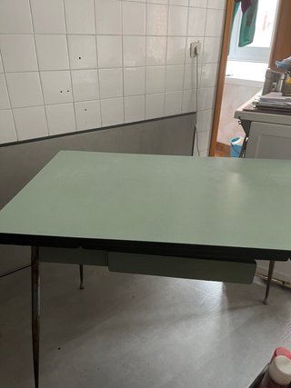 Mesa de cocina vintage extensible