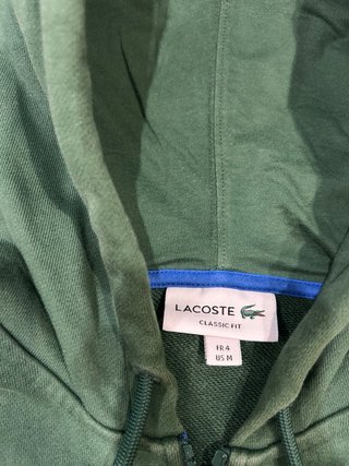 Sudadera Lacoste Verde con Cremallera