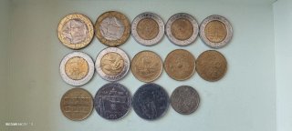 Lotto di 3 kg di monete lire italiane