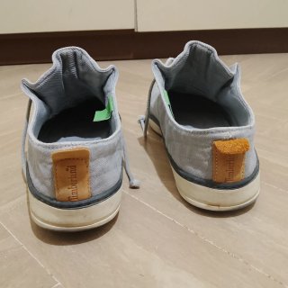 Scarpe stringate Timberland in tela grigie 41.5