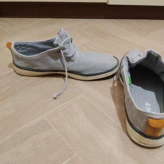 Scarpe stringate Timberland in tela grigie 41.5