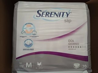 SERENITY SLIP DIA TALLA M CAJA 80 UNIDADES NUEVOS