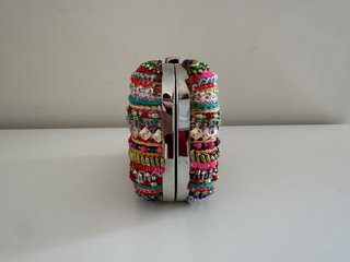 Bolso Clutch Mini Zara Multicolor