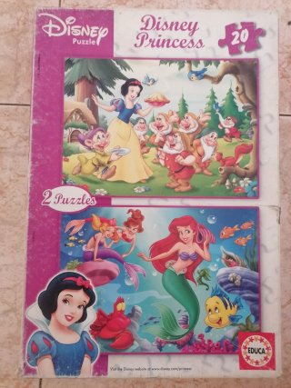 Lote de 8 Puzzles Infantiles  Disney y Paw Patrol.