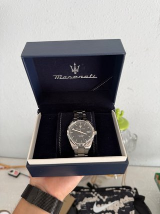 Reloj Maserati Plateado