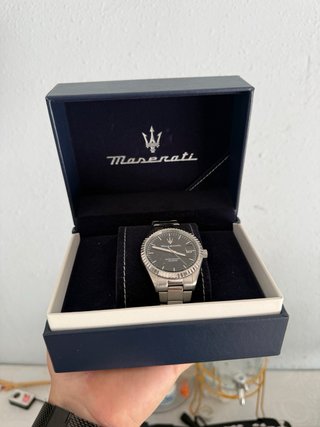 Reloj Maserati Plateado
