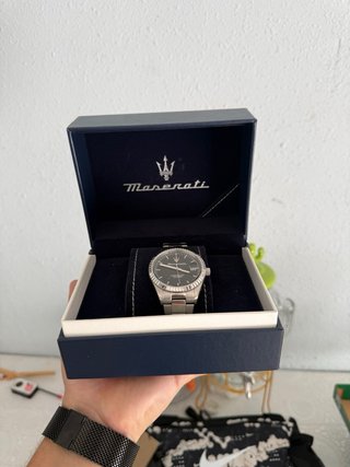 Reloj Maserati Plateado