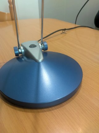 Flexo de Escritorio Azul Metalizado