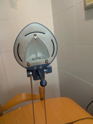 Flexo de Escritorio Azul Metalizado