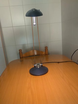 Flexo de Escritorio Azul Metalizado