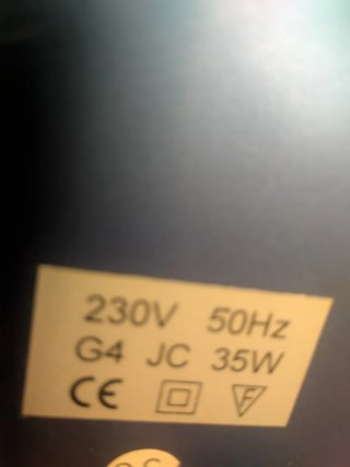 Flexo de Escritorio Azul Metalizado