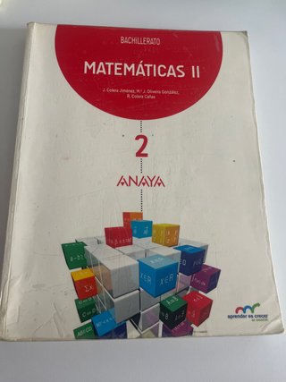 Matemáticas II 2 Bachillerato