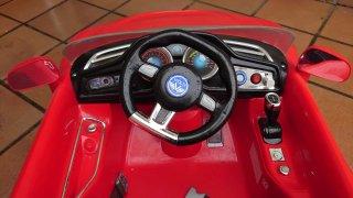 Cochecito deportivo automático rojo