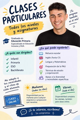 Clases particulares online para todas las edades