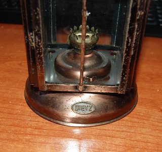 Lámpara de aceite vintage Dietz