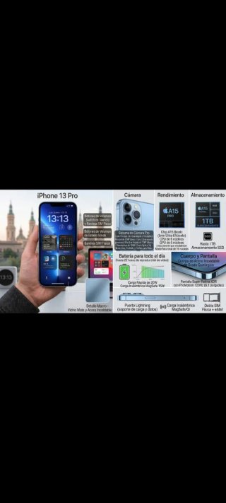 IPHONE 13 PRO 128GB BAT100%//GARANTÍA!!CAMBIO!!!