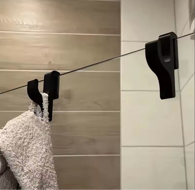 Gancho para Ducha Negro