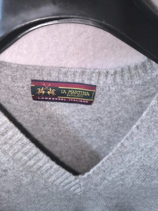Jersey La Martina Gris