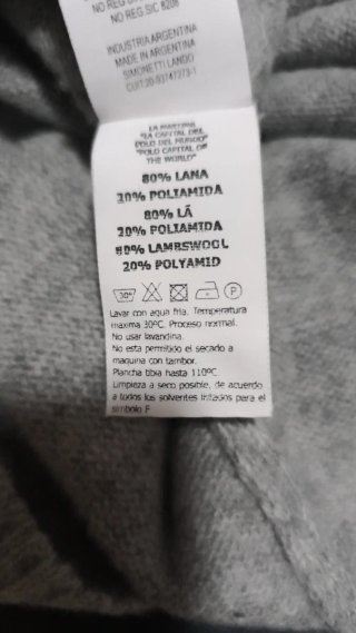Jersey La Martina Gris
