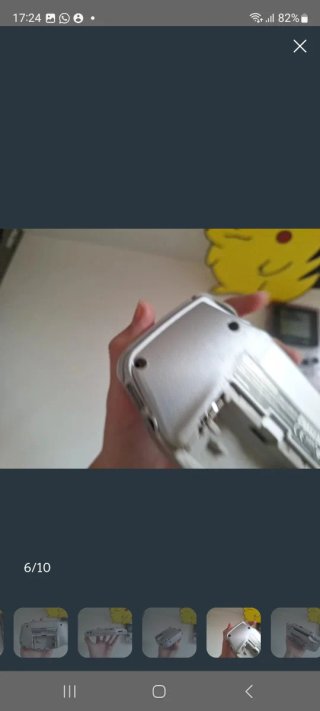 Game Boy Advance Platinum Plata