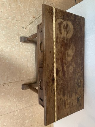 Mesa recibidor de madera a restaurar  Sin carcoma