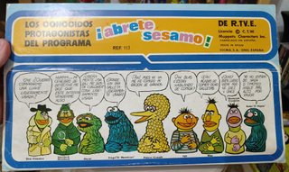 JOYA ! MARIONETAS BARRIO SESAMO VICMA GOMA AÑOS 80
