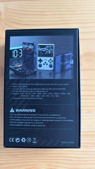 Consola R36S Retro Gaming – 128GB – Azul