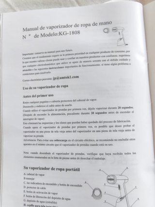 Plancha de vapor portátil