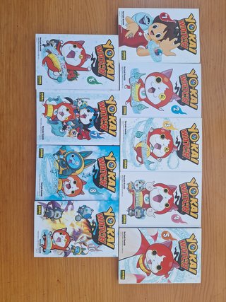 Mangas de Yokai Watch del 1 al 8 y el 10