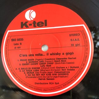 LP C'era una volta il whisky a gogo' 33 RPM