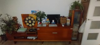 Conjunto de Comedor de Madera Maciza