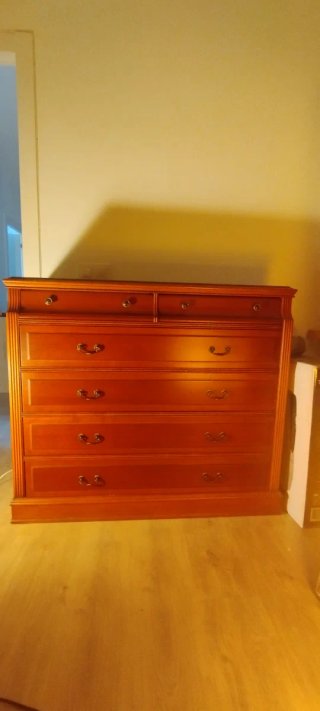 Conjunto de Comedor de Madera Maciza