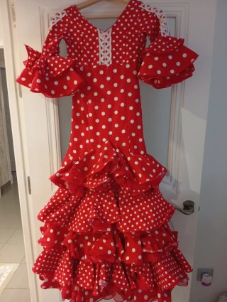 Traje de flamenca para niña